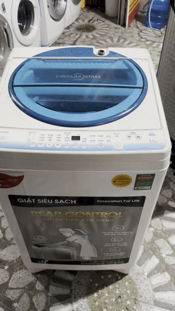 Máy giặt Toshiba 8.2kg lồng đứng. Mua bán Máy giặt tại Huyện An Dương Hải Phòng được đăng bởi Phát Thanh Lý  hình 1