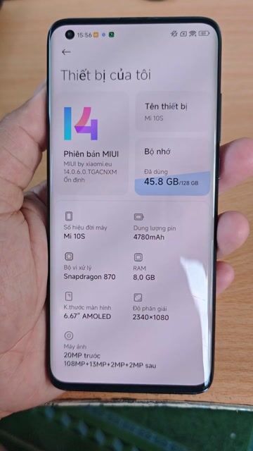 Xiaomi Mi 10S 8/128 - Loa Harman Kardon cực đỉnh. Mua bán Điện thoại tại Huyện Thoại Sơn An Giang được đăng bởi Nguyễn Minh hình 1