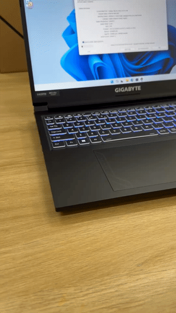 Gigabyte G6 16.0 165Hz RTX 4050 6GB BH 10/2027 Vip. Mua bán Laptop tại Quận Hoàng Mai Hà Nội được đăng bởi Hoàng Bách Computer hình 1