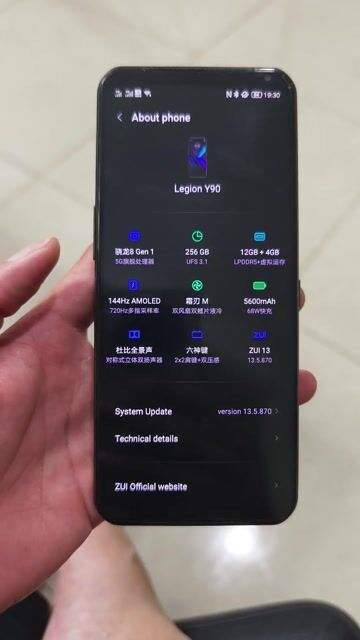 GL or Bán Legion Y90 256gb. Mua bán Điện thoại tại Thành phố Dĩ An Bình Dương được đăng bởi Box samsung dex hình 1