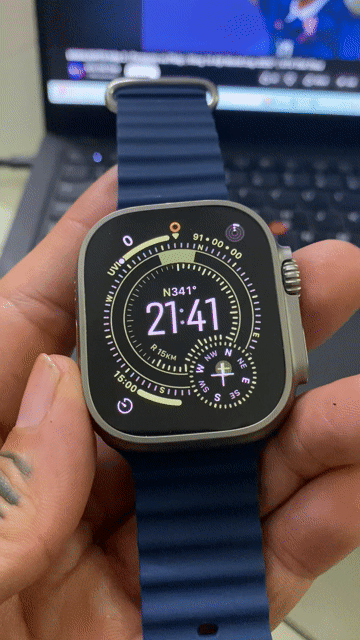 Apple Watch Ultra Gen 2 49mm Xanh Titanium. Mua bán Thiết bị đeo thông minh tại Quận Hải Châu Đà Nẵng được đăng bởi Nguyễn Du hình 1