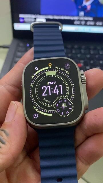 Apple Watch Ultra Gen 2 49mm Xanh Titanium. Mua bán Thiết bị đeo thông minh tại Quận Hải Châu Đà Nẵng được đăng bởi Nguyễn Du hình 1