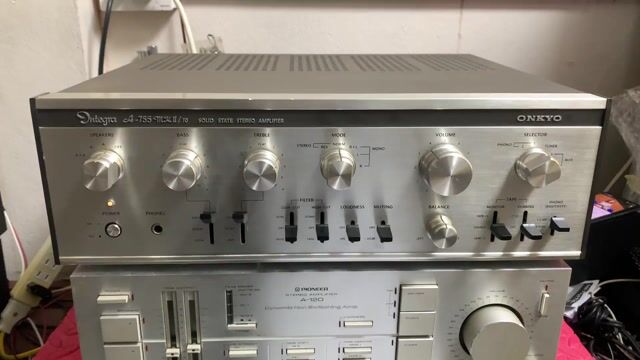 Amply Onkyo A-755 MK II/70 Bạc. Mua bán Tivi, Âm thanh tại Huyện Thanh Trì Hà Nội được đăng bởi Tùng hình 1