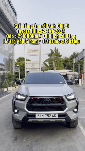 Toyota Hilux 2.4AT 2024 / Giá thương lượng. Mua bán Ô tô tại Quận Tân Phú Tp Hồ Chí Minh được đăng bởi Lê Tấn Dũ hình 1