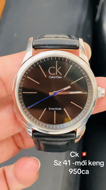 Đồng hồ Calvin Klein Nam Thép Da 41mm. Mua bán Đồng hồ tại Quận 3 Tp Hồ Chí Minh được đăng bởi PhươnG Trần hình 1