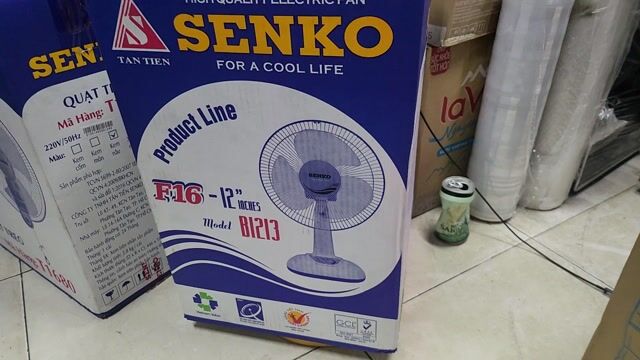 Quạt điện SENKO B1213 40W mới nguyên thùng.giá rẻ👍. Mua bán Quạt tại Quận Bình Thạnh Tp Hồ Chí Minh được đăng bởi MỸ PHƯỢNG  hình 1