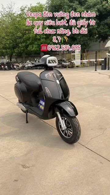 Xe máy điện Vespa Đen nhám. Mua bán Xe máy tại Quận Bắc Từ Liêm Hà Nội được đăng bởi Xe điện Bình Phương hình 1
