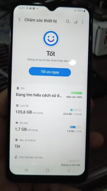 Samsung A12 128GB Xanh. Mua bán Điện thoại tại Quận Ninh Kiều Cần Thơ được đăng bởi nguyễn minh thái hình 1
