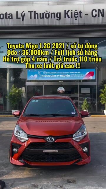 Toyota Wigo 1.2G 2021 / Giá thương lượng. Mua bán Ô tô tại Quận Tân Phú Tp Hồ Chí Minh được đăng bởi Lê Tấn Dũ hình 1