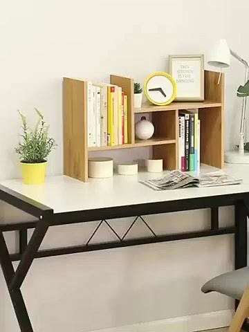 Kệ Gỗ Tủ Sách Mini Để Bàn 35x23x30