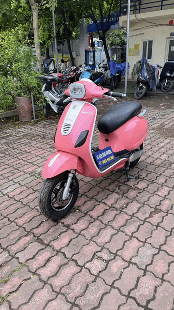Xe máy điện Vespa LX150 Hồng. Mua bán Xe máy tại Quận Cầu Giấy Hà Nội được đăng bởi Xe điện Bình Phương hình 1
