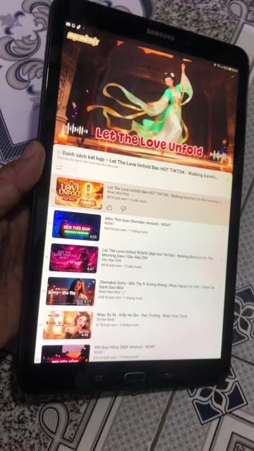 Samsung Galaxy Tab A T585.Màn 10 inch.Nuyên Zin. Mua bán Máy tính bảng tại Quận 12 Tp Hồ Chí Minh được đăng bởi Văn Thành hình 1