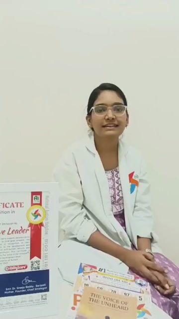 Pinnacle Inclusive Leader Award for Velpula Ramya Sri