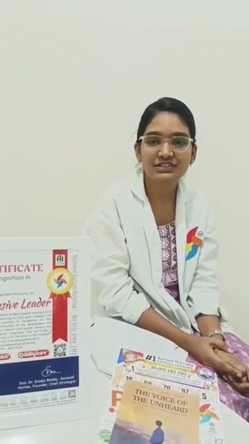 Pinnacle Inclusive Leader Award for Velpula Ramya Sri