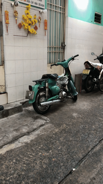 Honda Cub 50cc màu Xanh. Mua bán Xe máy tại Quận 5 Tp Hồ Chí Minh được đăng bởi Lyhieu hình 1