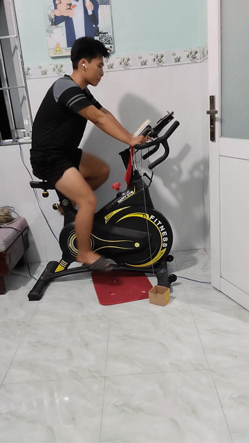 Xe đạp tập thể dục Happy Gym Đen. Mua bán Đồ thể thao, Dã ngoại tại Huyện Đức Hòa Long An được đăng bởi Dương hình 1