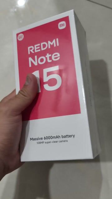 Xiaomi Redmi Note 15 6/128GB Đen 4G. Mua bán Điện thoại tại Quận 7 Tp Hồ Chí Minh được đăng bởi Tuấn Đạt hình 1