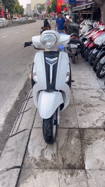 Yamaha Grande 2016 Trắng Đã sử dụng. Mua bán Xe máy tại Quận Tân Phú Tp Hồ Chí Minh được đăng bởi Tuanduy hình 1