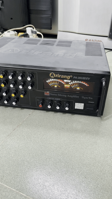 Amply Arirang PA-203 III EV Đen xài tốt. Mua bán Tivi, Âm thanh tại Quận 10 Tp Hồ Chí Minh được đăng bởi Vũ Tâm hình 1
