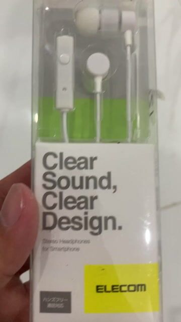 Tai nghe có mic Elecom xịn bền. Mua bán Tivi, Âm thanh tại Quận Cẩm Lệ Đà Nẵng được đăng bởi Bình hàng nội địa Nhật hình 1