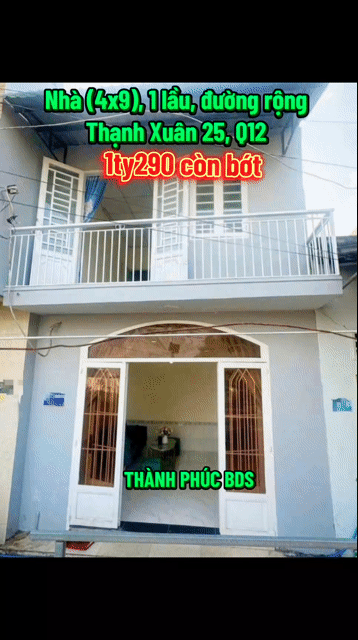 Mua bán Nhà ở Quận 12 Tp Hồ Chí Minh diện tích 36 m² giá 1,29 tỷ