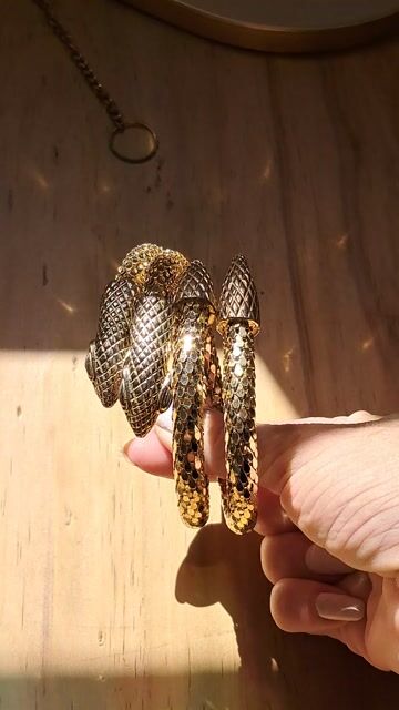 Whiting and Davis Snake Bracelets