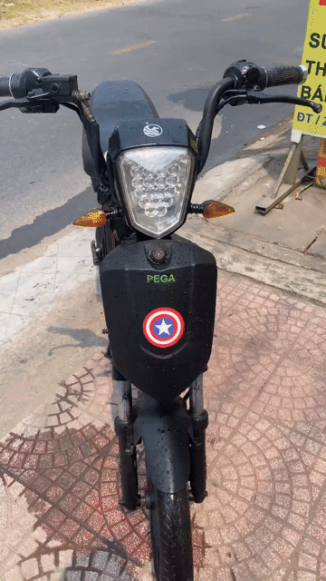 Xe đạp điện Pega Cap As Đen bảo hành 4 tháng. Mua bán Xe đạp tại Quận Liên Chiểu Đà Nẵng được đăng bởi Xe Điện Cũ Nz hình 1