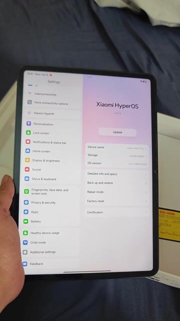 Xiaomi Mi Pad 7 Pro 8GB/128GB Đen. Mua bán Máy tính bảng tại Quận Hà Đông Hà Nội được đăng bởi dũng hình 1