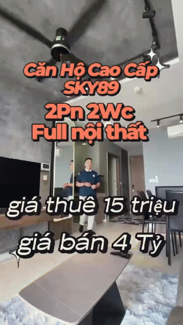 Cho thuê Căn hộ Chung cư Sky 89 An Gia Quận 7 Tp Hồ Chí Minh diện tích 55 m² giá 11 triệu/tháng