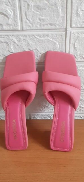 Dép Cao Gót Mũi Vuông EROSSKA; Size 36; Màu Hồng.. Mua bán Giày dép tại Quận Tân Bình Tp Hồ Chí Minh được đăng bởi Bách Hóa Philip hình 1