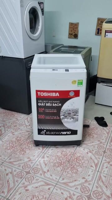 Máy giặt Toshiba 9kg chạy tốt có ship. Mua bán Máy giặt tại Thành phố Thủ Đức Tp Hồ Chí Minh được đăng bởi Pi trần hình 1