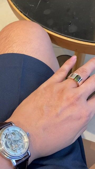 Nhẫn nam bạc Tourmaline xanh ngọc size 18. Mua bán Phụ kiện thời trang khác tại undefined Tp Hồ Chí Minh được đăng bởi Nguyen Quang Huy hình 1
