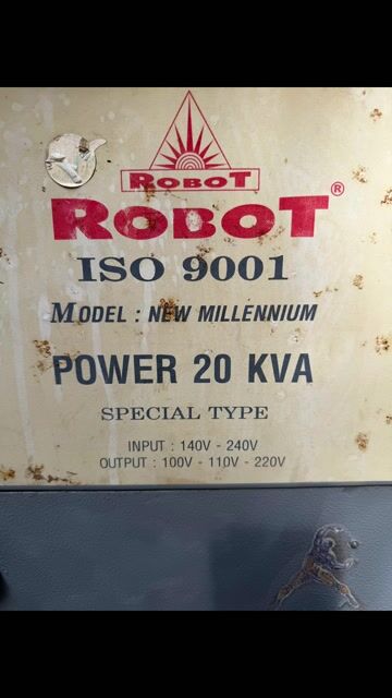 Ổn áp Robot New Millennium 20 KVA cũ. Mua bán Nội thất, đồ gia dụng khác tại Thành phố Bến Tre Bến Tre được đăng bởi Nhật Tâm hình 1