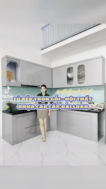 TỦ BẾP NHỰA ĐÀI LOAN TRỌN GÓI - NT GIA ĐÌNH PHÁT. Mua bán Tủ, kệ gia đình tại Huyện Hòa Vang Đà Nẵng được đăng bởi NỘI THẤT TRỌN GÓI GIA ĐÌNH PHÁT hình 1