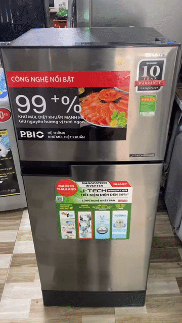 TỦ LẠNH SHARP 165L INVERTER🟢DÙNG ÊM TIẾT KIỆM ĐIỆN. Mua bán Tủ lạnh tại Thành phố Thủ Đức Tp Hồ Chí Minh được đăng bởi PHƯỚC THƯ Kho Điện Máy hình 1