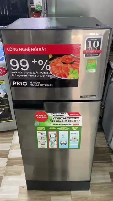 TỦ LẠNH SHARP 165L INVERTER🟢DÙNG ÊM TIẾT KIỆM ĐIỆN. Mua bán Tủ lạnh tại Thành phố Thủ Đức Tp Hồ Chí Minh được đăng bởi PHƯỚC THƯ Kho Điện Máy hình 1