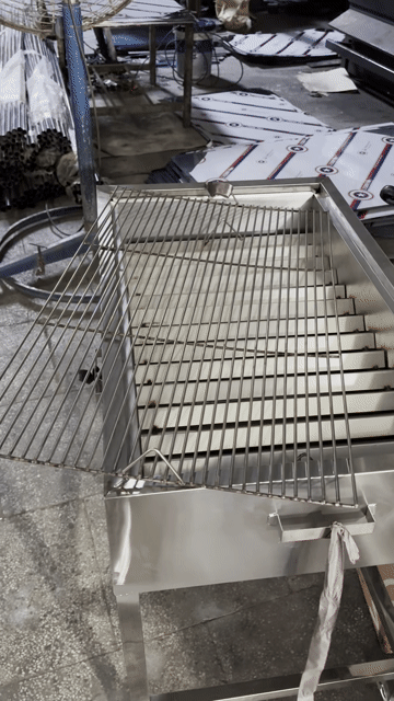 Lò nướng than Inox 50x80cm cao 75cm. Mua bán Bếp, lò, đồ điện nhà bếp tại Huyện Bình Chánh Tp Hồ Chí Minh được đăng bởi Xưởng Inox An Phát Phú hình 1