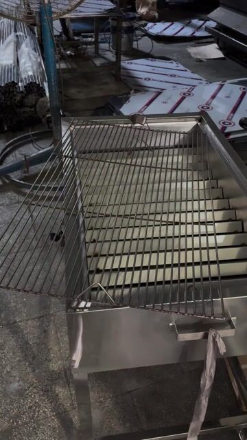 Lò nướng than Inox 50x80cm cao 75cm. Mua bán Bếp, lò, đồ điện nhà bếp tại Huyện Bình Chánh Tp Hồ Chí Minh được đăng bởi Xưởng Inox An Phát Phú hình 1