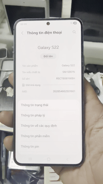 Samsung S22 256GB Xám. Mua bán Điện thoại tại Quận Tân Bình Tp Hồ Chí Minh được đăng bởi Tran Minh Anh hình 1