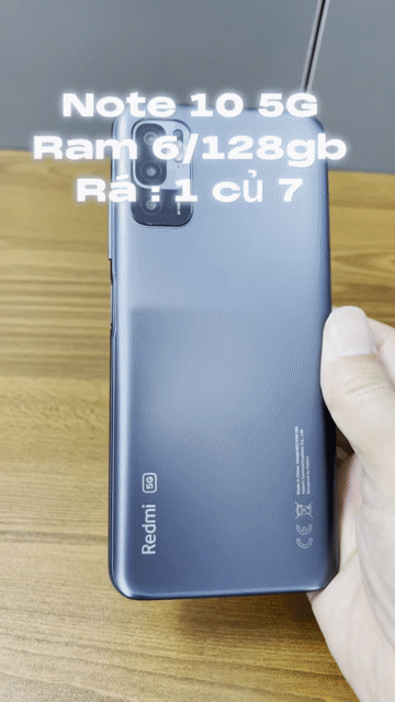 Xiaomi Redmi Note 10 5G 128GB Xám. Mua bán Điện thoại tại Quận 4 Tp Hồ Chí Minh được đăng bởi Tuấn hình 1