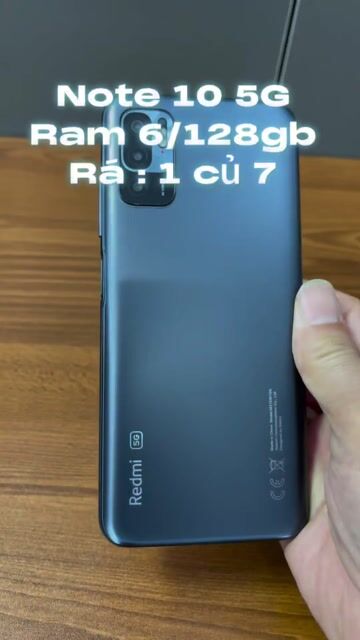 Xiaomi Redmi Note 10 5G 128GB Xám. Mua bán Điện thoại tại Quận 4 Tp Hồ Chí Minh được đăng bởi Tuấn hình 1