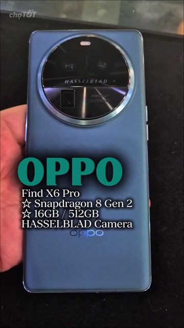 Oppo Find X6 Pro 16GB/512GB Xanh. Mua bán Điện thoại tại Thành phố Vĩnh Long Vĩnh Long được đăng bởi Nguyễn Anh Tuấn  hình 1