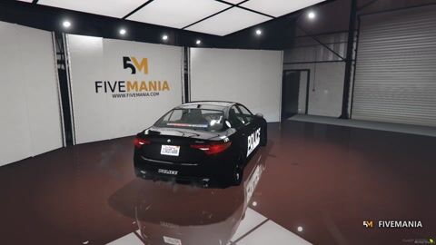FIVEM Dlkomoda | Police Sedan [Unbadged] Add-On | Emergency Lights | Liveries | Optimized | Fivem Ready | High Quality — video preview