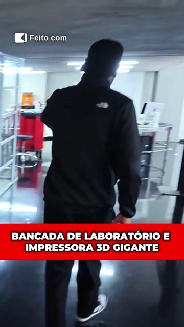 BANCADA DE LABORATÓRIO E IMPRESSORA 3D GIGANTE
