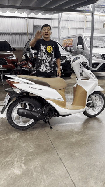Honda Vision 110 Fi cuối 2013 đầu 2014  Trắng Bstp. Mua bán Xe máy tại Quận Tân Phú Tp Hồ Chí Minh được đăng bởi nguyenxuanthinh quận tân phú  hình 1