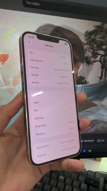 Apple iPhone 12 Pro Max 128GB Trắng. Mua bán Điện thoại tại Thành phố Long Xuyên An Giang được đăng bởi NND hình 1
