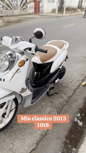 Yamaha Mio Classico 2013 Trắng. Mua bán Xe máy tại Thành phố Bà Rịa Bà Rịa - Vũng Tàu được đăng bởi Xe Máy Võ Tùng  hình 1