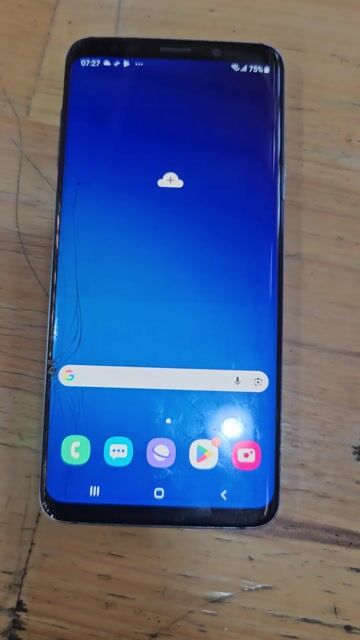 Samsung S9 Plus 64GB Đen Nứt kính. Mua bán Điện thoại tại Huyện Nhơn Trạch Đồng Nai được đăng bởi Tí  hình 1