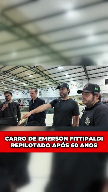 CARRO DE EMERSON FITTIPALDI REPILOTADO APÓS 60 ANOS