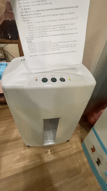 Máy hủy tài liệu LBA P-13CD Trắng. Mua bán Đồ dùng văn phòng tại Quận Ngũ Hành Sơn Đà Nẵng được đăng bởi Luân Nguyễn hình 1